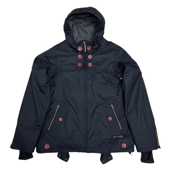 OAKLEY Gretchen Bleiler Collection Ski Snowboard Waterproof Coat Jacket Womens L - Picture 2 of 8